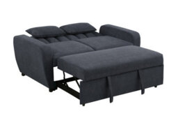 Mattress Guru Gibson Modern And Versatile Fabric 2 Seater, Double, Guest Sofa Bed, Grey - thumbnail 3