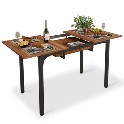 Extendable Dining Table Space Saving 4-6 Seat Desk - image 1