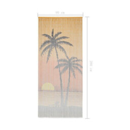 Vidaxl Insect Door Curtain Bamboo 90X200 Cm - thumbnail 3