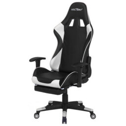 Beliani Gaming Chair Victory Faux Leather White - thumbnail 6