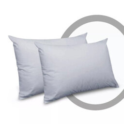 Ameha Bedding Pillowcase-Plain Dyed Silver Breathable Envelope Durable Pillow Cover 2 Pair (50 X 75 Cm) Pillow Covers - thumbnail 3