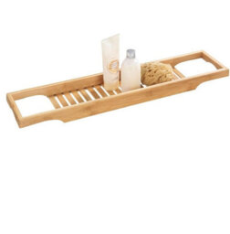 Unknown Bamboo Wood Bath Rack Bath Board/tray Bathroom Caddy - thumbnail 2
