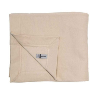 Gildan Fleece Stadium Blanket Sand (One Size)
