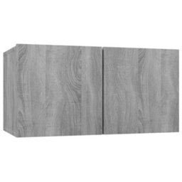 Berkfield 4 Piece Tv Cabinet Set Grey Sonoma Engineered Wood - thumbnail 7