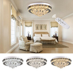 Darphe 36W Crystal Chandelier,round Teardrop Ceiling Led Chandelier,dimmable,with Remote Control - thumbnail 5