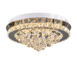 Darphe 36W Crystal Chandelier,round Teardrop Ceiling Led Chandelier,dimmable,with Remote Control - thumbnail 7