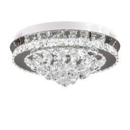 Darphe 36W Crystal Chandelier,round Teardrop Ceiling Led Chandelier,dimmable,with Remote Control - thumbnail 8