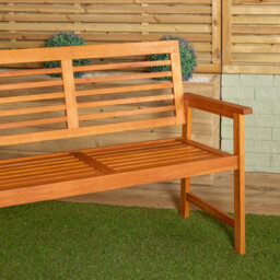 Samuel Alexander Waimea 2 Seater Outdoor Wooden Garden Bench - thumbnail 3