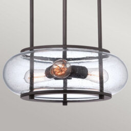 Luminosa Lighting Elstead Trilogy 3 Light Ceiling Pendant Old Bronze, E27 - thumbnail 4