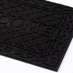 Arthouse Romiley Welcome Rubber Crumb Scrapper 40X60Cm Black Doormat - thumbnail 2