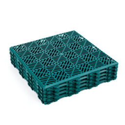 Kct 3 Pack - Green Garden Non Slip Interlocking Path Tiles - 15 Pieces Total - thumbnail 2