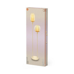 Osram Decor Stick Tall Floor Lamp 2 X E27 Beige Twin Head Standing Light - thumbnail 3
