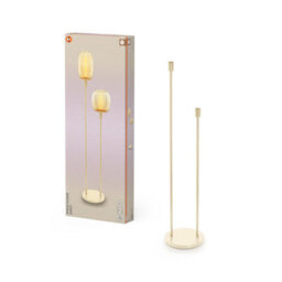 Osram Decor Stick Tall Floor Lamp 2 X E27 Beige Twin Head Standing Light - thumbnail 4
