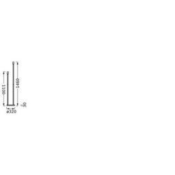 Osram Decor Stick Tall Floor Lamp 2 X E27 Beige Twin Head Standing Light - thumbnail 6