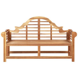 Beliani Garden Bench With Cushion Marlboro 180 Cm Acacia Wood Beige - thumbnail 4
