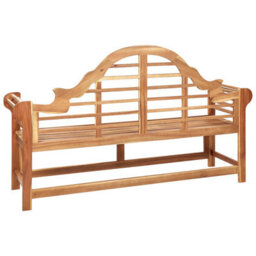 Beliani Garden Bench With Cushion Marlboro 180 Cm Acacia Wood Beige - thumbnail 6