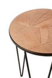 Orsina Versatile Set Of 3 Side Tables, Stylish Round Side Table, Metallic Finished Modern Side Table For Tea - thumbnail 3