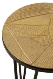 Orsina Versatile Set Of 3 Side Tables, Stylish Round Side Table, Metallic Finished Modern Side Table For Tea - thumbnail 5
