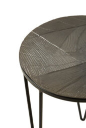 Orsina Versatile Set Of 3 Side Tables, Stylish Round Side Table, Metallic Finished Modern Side Table For Tea - thumbnail 4