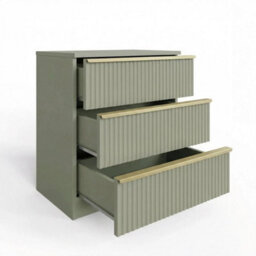 3 Drawer Chest Of Drawers Bedroom Storage Unit - thumbnail 6