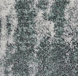 Ivory/green Modern Easy To Clean Abstract Rug For Dining Room-60 X 230Cm (Runner) - thumbnail 2