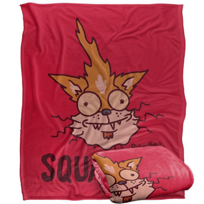 Rick And Morty Squanchy Blanket Multicoloured (One Size) - image 1