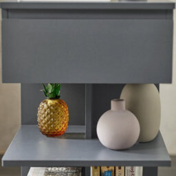 Sobuy Fbt49-Hg,bedside Table Night Stand With Storage Grey Small Side Table,grey,w39Xd39Xh65 - thumbnail 7