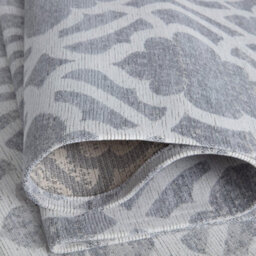 The Rugs Carina Collection  Rugs In Grey 6901G Non-Slip Machine Washable - thumbnail 5