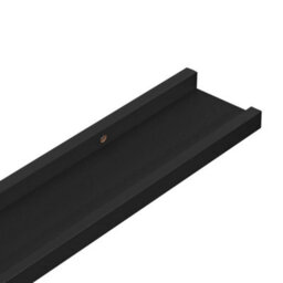 Berkfield Wall Shelves 4 Pcs Black 100X9X3 Cm - thumbnail 8