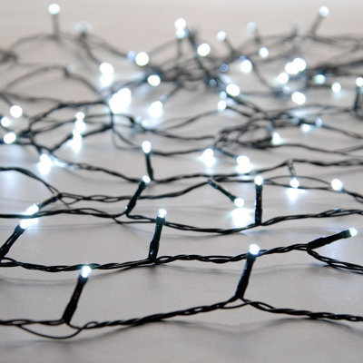 Festive 38.3M Indoor & Outdoor Multifunction Christmas Fairy Lights 480 White Leds - image 1