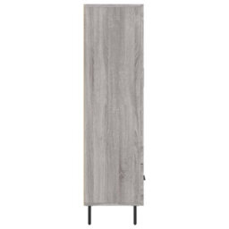 Berkfield Highboard Grey Sonoma 69.5X31X115 Cm Engineered Wood - thumbnail 7