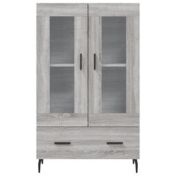 Berkfield Highboard Grey Sonoma 69.5X31X115 Cm Engineered Wood - thumbnail 6