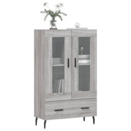 Berkfield Highboard Grey Sonoma 69.5X31X115 Cm Engineered Wood - thumbnail 3