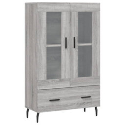 Berkfield Highboard Grey Sonoma 69.5X31X115 Cm Engineered Wood - thumbnail 2