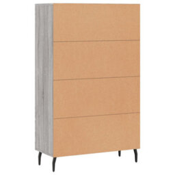 Berkfield Highboard Grey Sonoma 69.5X31X115 Cm Engineered Wood - thumbnail 8