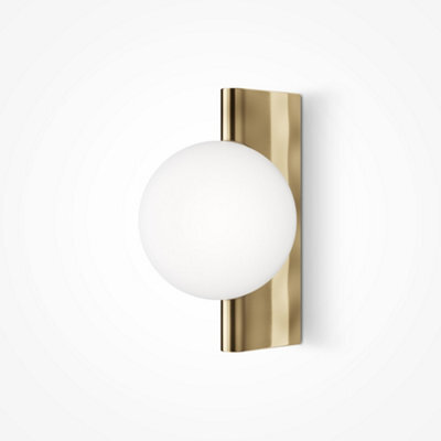 Luminosa Lighting Luminosa Maytoni Avant-Garde Modern Wall Lamp Brass G9 - image 1