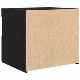 Berkfield Modern Bedside Cabinet With Led Lights Black Oak 50X40X45 Cm - thumbnail 8
