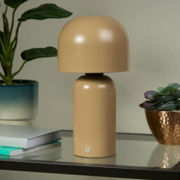 Pagazzi Lighting Pagazzi Tina Taupe Led Rechargeable Touch Table Lamp - thumbnail 2