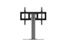 "Duronic Tvs1D1 Tv Stand And Tilting Monitor Bracket, Standing Desktop Mount With Vesa 600X400 For Flat Screen Television 37-65""" - thumbnail 7