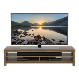 "Avf Calibre 1.8M Tv Stand, For Tvs Up To 85"" - Rustic Sawn Oak" - thumbnail 4
