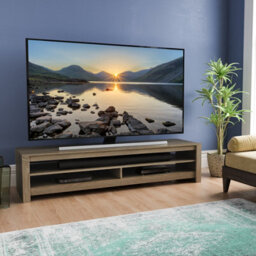 "Avf Calibre 1.8M Tv Stand, For Tvs Up To 85"" - Rustic Sawn Oak" - thumbnail 2
