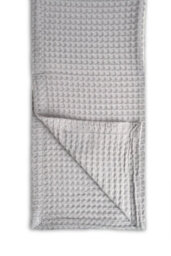 Allure Bath Fashions Hotel Waffle Throw Blanket - Dove Grey, 225 X 250Cm - thumbnail 4