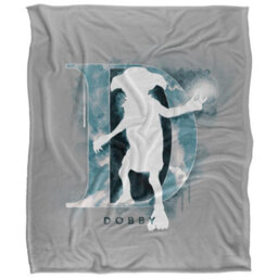 Harry Potter Ink Splatter Dobby Blanket Multicoloured (One Size) - thumbnail 2