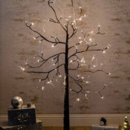 5Ft Artificial Twig Tree With 96 Led's - thumbnail 9