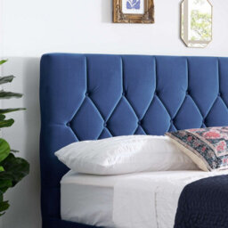 Birlea Loxley Double Bed Frame In Blue - thumbnail 2