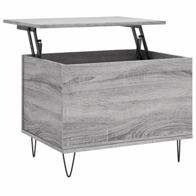 Berkfield Modern Coffee Table Grey Sonoma 60X44.5X45 Cm Engineered Wood - image 1