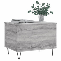 Berkfield Modern Coffee Table Grey Sonoma 60X44.5X45 Cm Engineered Wood - thumbnail 4