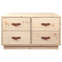 Berkfield Coffee Table 80X80X45 Cm Solid Wood Pine - thumbnail 6