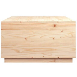 Berkfield Coffee Table 80X80X45 Cm Solid Wood Pine - thumbnail 8