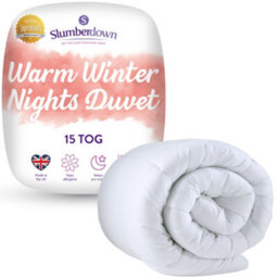 Slumberdown Warm Winter Nights Duvet, 15 Tog, Double - thumbnail 1